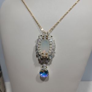 HandBeaded Austrian Crystal Necklace